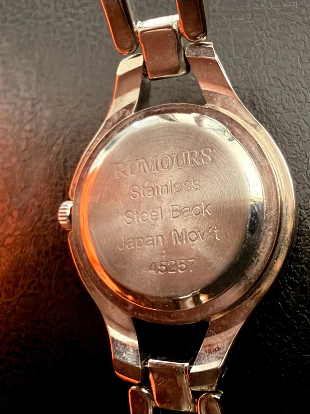 Y2K Rumours Silver Bracelet Watch with Colorful Dial